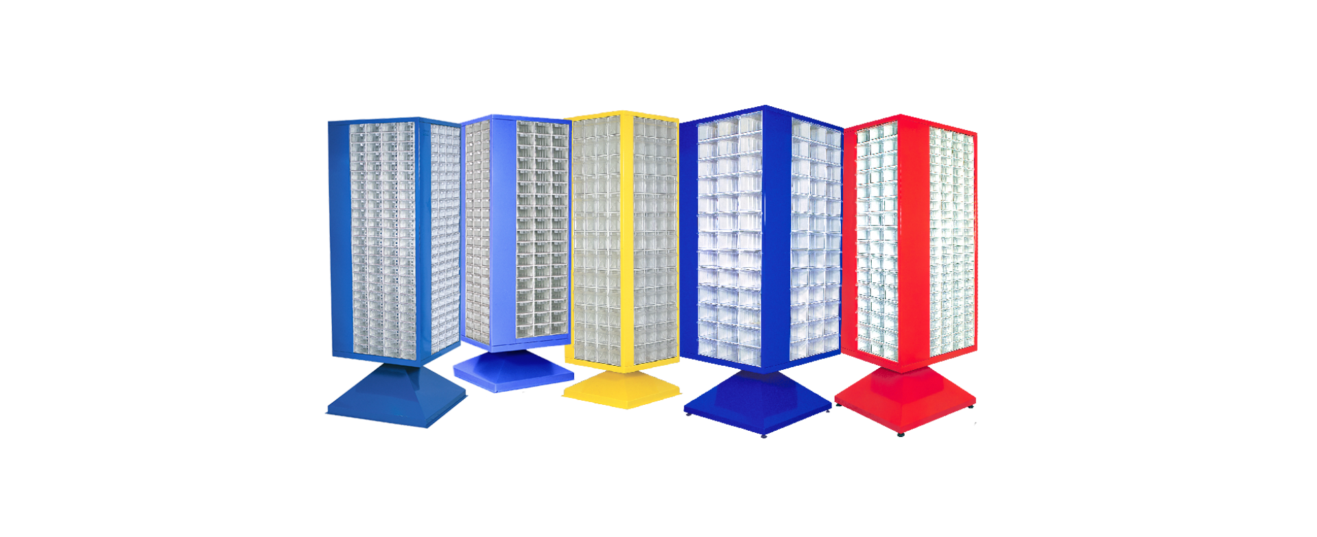 plastik çekmeceli metal döner dolaplar